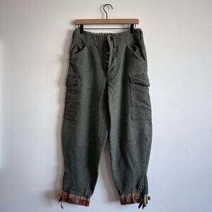 Vintage Three Crown MILITARY TROUSERS Heavy Wool Size 30 1961